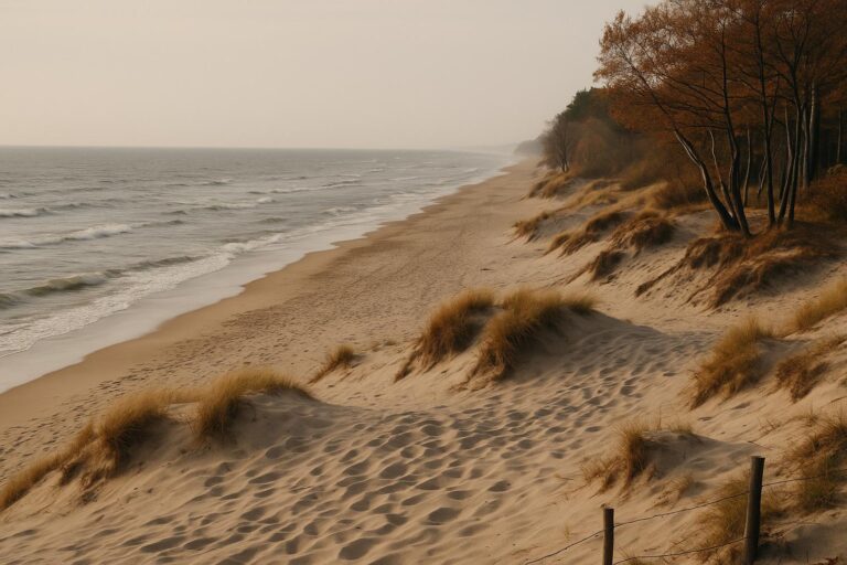 Najspokojniejsze miejsca nad polskim morzem